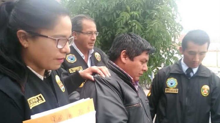 Huancayo: detienen a alcalde de Acobamba por un presunto caso de corrupción