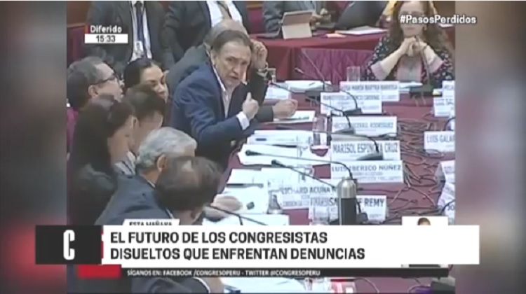 Los exparlamentarios del disuelto Congreso perderían en un mes la inmunidad