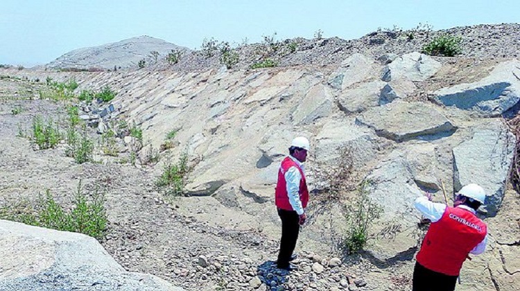 Obra de enrocado de río Casma genera casi S/ 7 millones de perjuicio al Estado