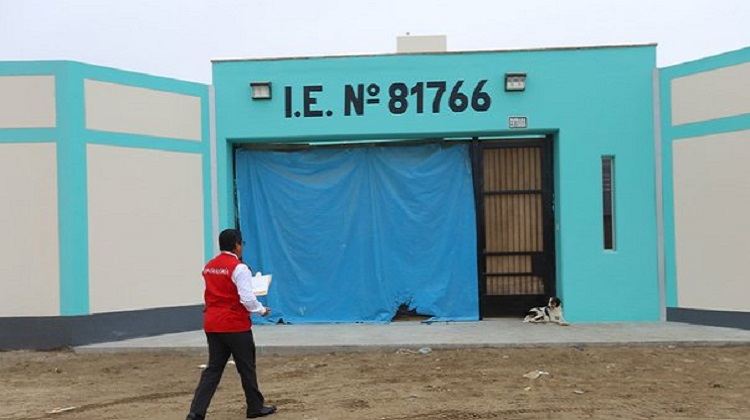 Obra en colegio no termina, pero constructora y supervisora pide que la recepcionen