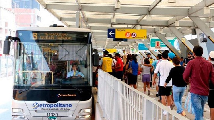 Municipalidad de Lima obtiene préstamo de $93 millones para ampliar Metropolitano hasta Carabayllo