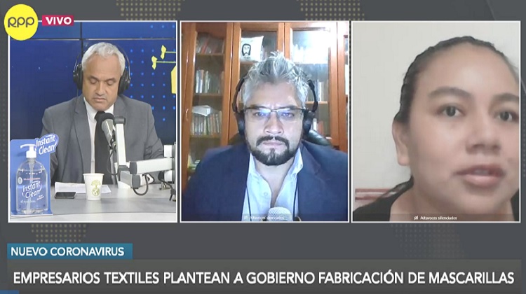 Empresarios de Gamarra: “No es posible pelear por mascarillas chinas cuando se pueden producir en el Perú”