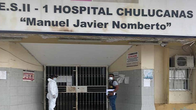 Fiscalía interviene hospital de Chulucanas por presuntas irregularidades en compra de respiradores