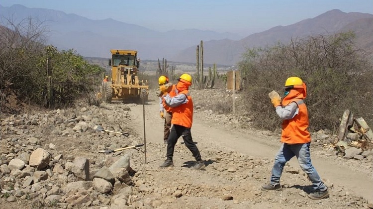 Con dos obras en Simbal se reinicia la reconstrucción en La Libertad