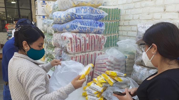 Qali Warma entrega 4.9 toneladas de alimentos a usuarios de Beneficencias Públicas de Chulucanas, Paita, Sullana y Piura