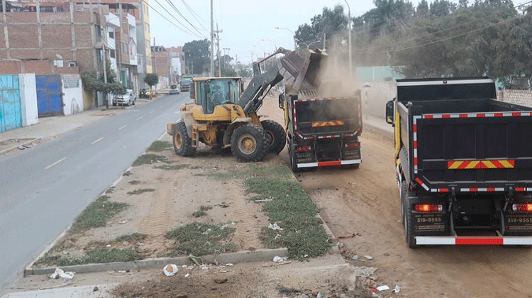 Trujillo: Reinician obras de asfaltado en avenida Villarreal