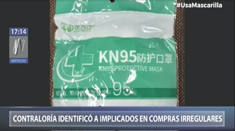 Contraloría identificó a implicados en presunta compra irregular de alcohol y mascarillas (Video)