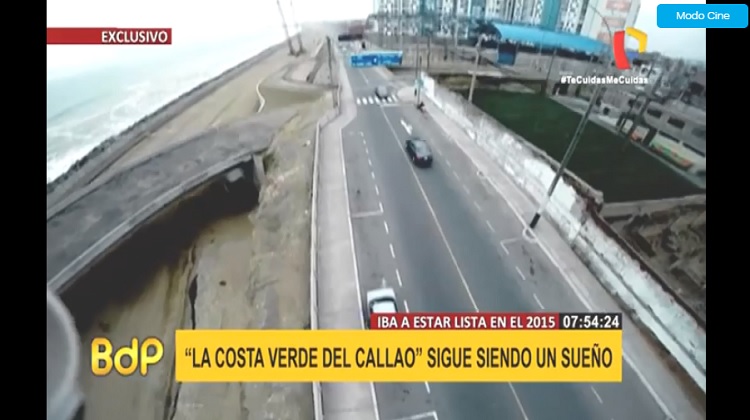 ¿Por qué la obra de “La Costa Verde Del Callao” no se culmina?