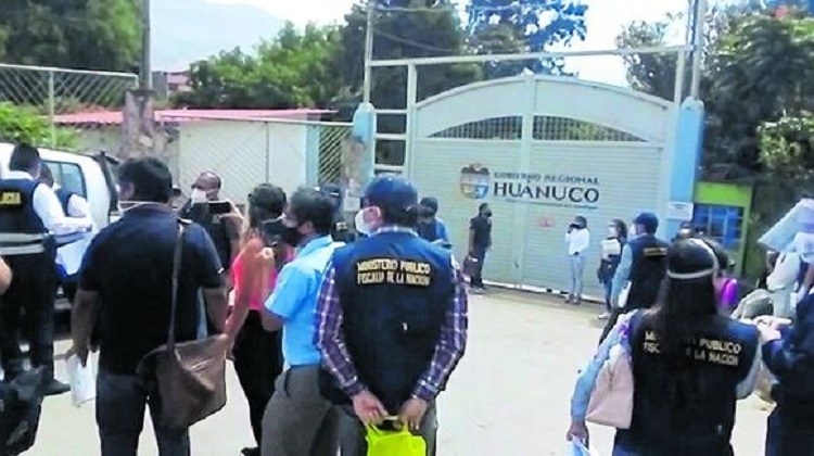 Huánuco: intervienen sede del Gobierno regional por demoras en ejecución del presupuesto para el COVID-19