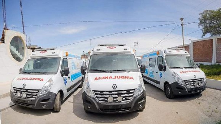 Ambulancias adquiridas por el Gobierno Regional de Arequipa circulan sin documentos