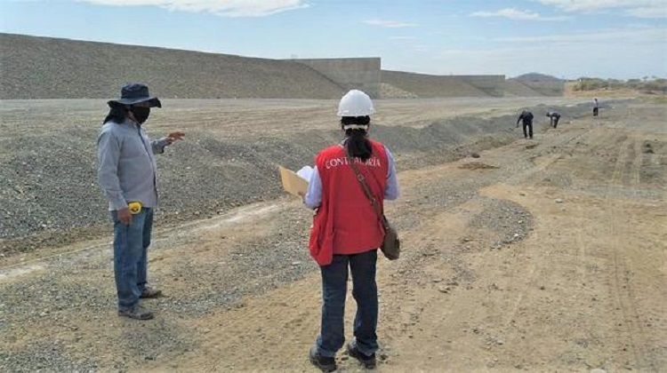 Contraloría detecta deficiencias en la obra de diques del reservorio Poechos