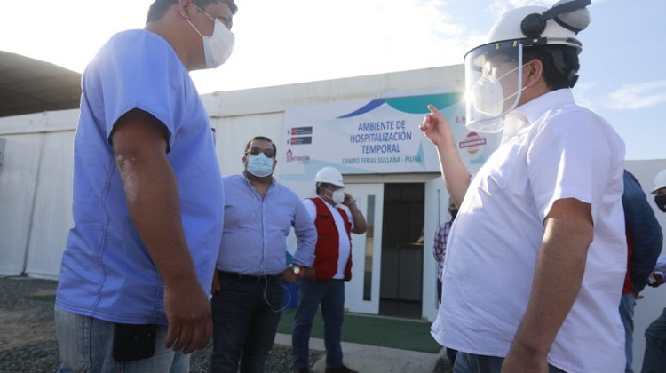 Alquiler del hospital temporal de Sullana cuesta más de S/ 2 millones por trimestre