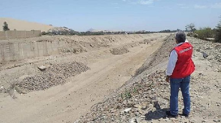 Detectan firmas presuntamente falsas en obra del río Ica