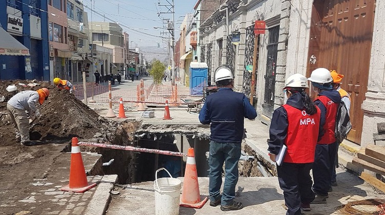 Arequipa: advierten trabajos no autorizados en obra vial Jerusalén – San Juan de Dios