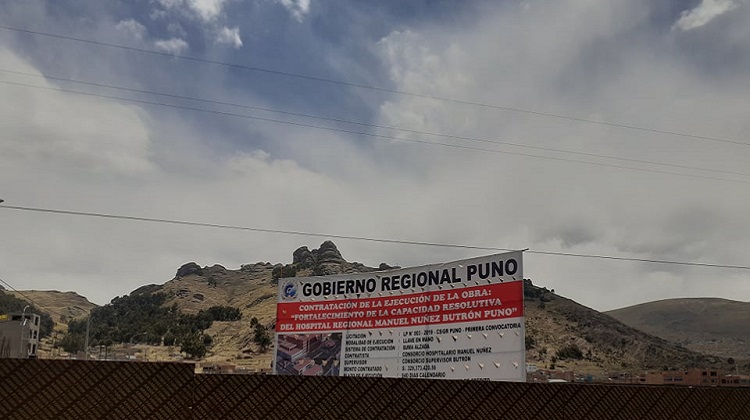 Irregularidades en adelanto de presupuesto a consorcio chino que ejecuta nuevo hospital de Puno