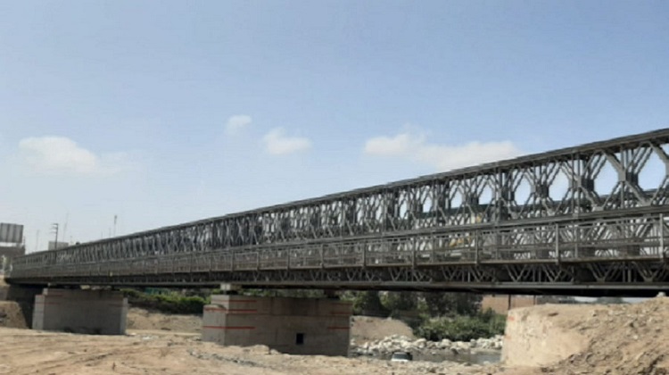La Libertad: autoridades inspeccionan avance de construcción del puente Virú