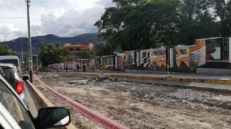 Obra de pistas de la avenida Independencia lucen abandonadas