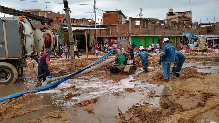 Piura: deficiencia de trabajos en Sullana ocasionan colapso de desagües