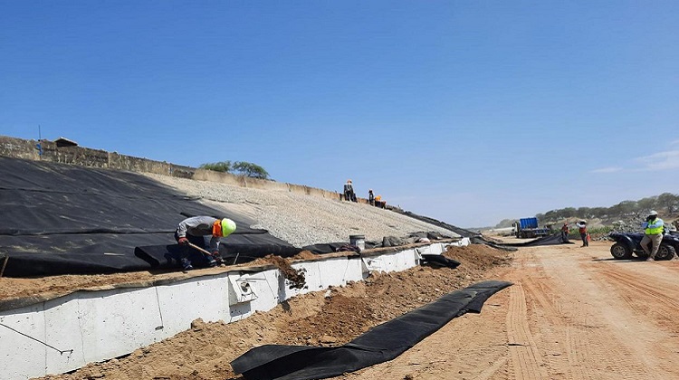 Piura: trabajos de defensas ribereñas en Tramo I registra avance del 75%