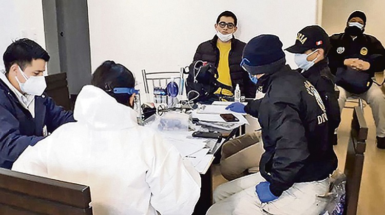 Familia usó empresa de fachada para vender mascarillas a la Aviación Policial