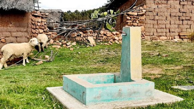 Abandonan obra de agua potable en Sicta, Huancané