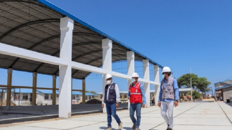 Avanza reconstrucción de dos colegios en Paita a favor de más de mil alumnos