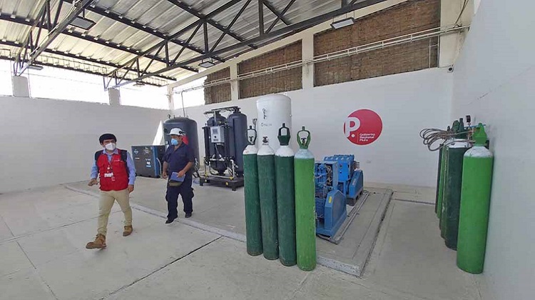Contraloría detectó deficiencias en instalación de planta de oxígeno para hospital de Sullana