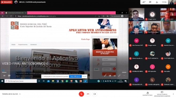 Presentan aplicativo web antisoborno que será usado en Ayacucho