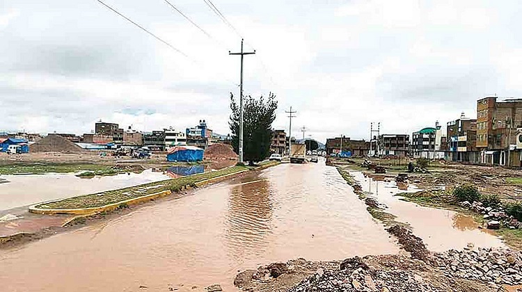 Puno: Contraloría advierte problemas en obras de calles de Juliaca