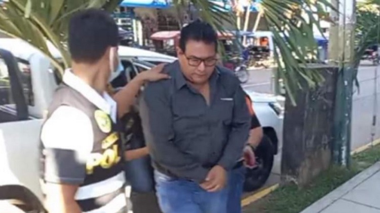 Capturan al alcalde de Aguaytía