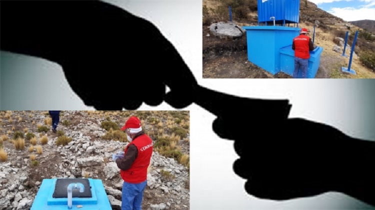 Lucanamarca: Escándalo de corrupción en obra de agua y desagüe
