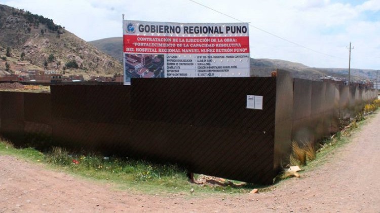 Obra del hospital Manuel Núñez Butrón en riesgo de quedar paralizada por años