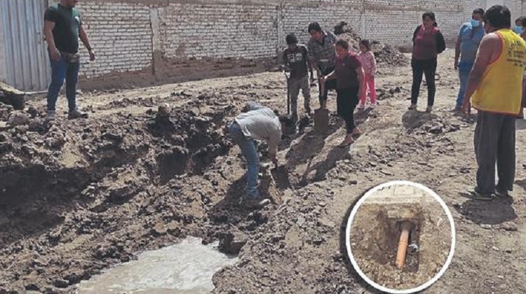 Paralizan obra de casi S/ 4 millones por falta de supervisión en José Leonardo Ortiz