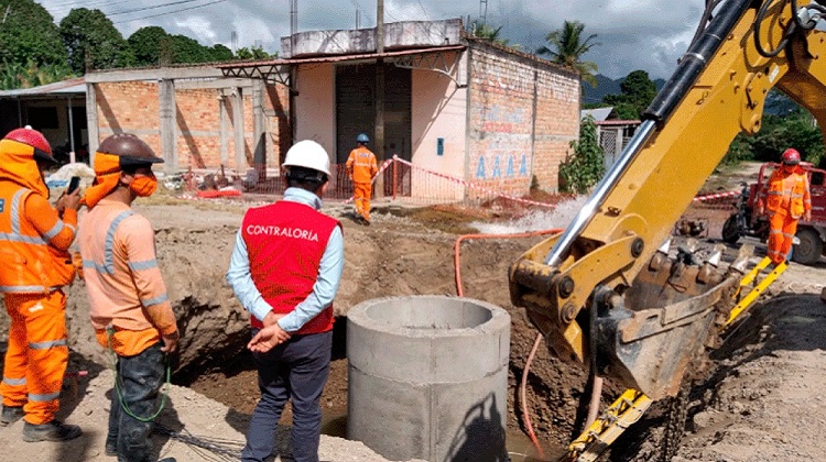 San Martín: advierten deficiencias en obra de saneamiento valuada en más de S/ 174,4 millones
