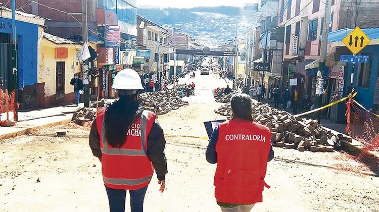 Contraloría advierte irregularidades en obra de centro histórico del Cusco