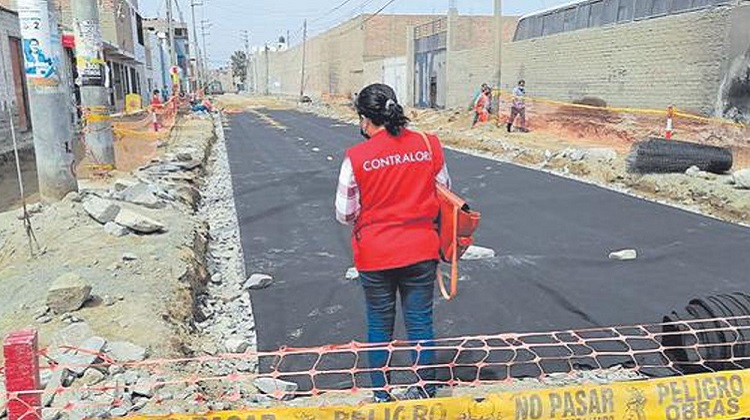 Áncash: municipio del Santa no cautela obra de vías en Miraflores