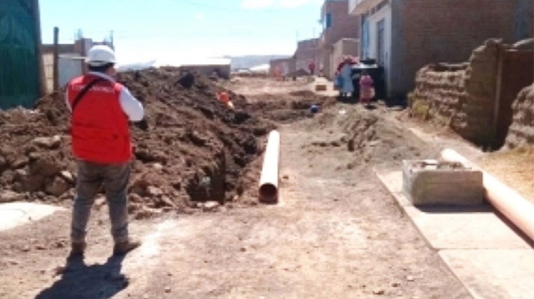 Puno: OCI halló trabajos inconclusos en obra de saneamiento