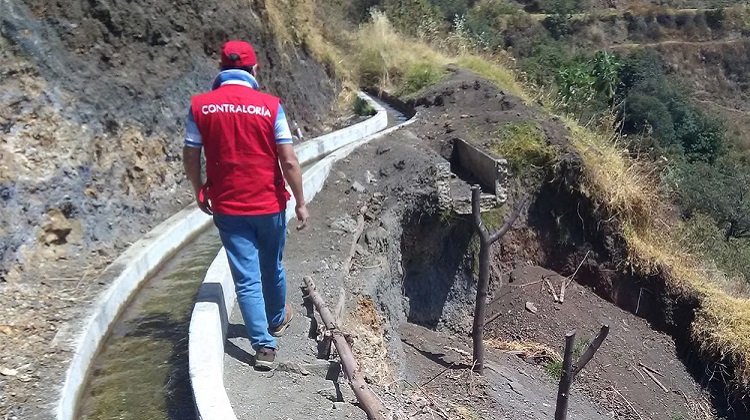 GORE Áncash pagó S/ 1,5 millones por trabajos mal ejecutados en obra de canal en Aco
