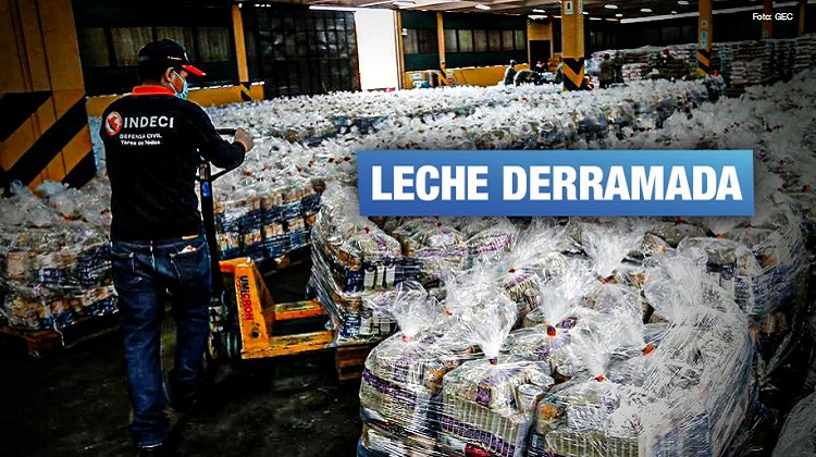 Más de 50 mil tarros de leche destinados a familias vulnerables se vencieron en almacén de Indeci