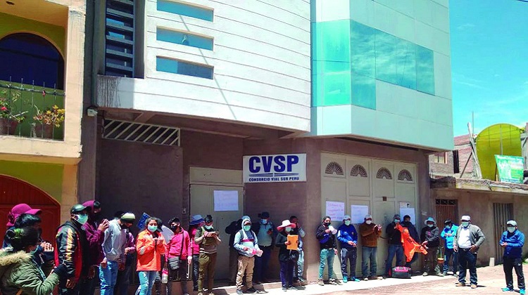 Piden a gobierno intervenir en subcontratos realizados en obra vial de Puno