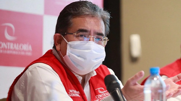 Chiclayo: contralor general Nelson Shack llegó a supervisar obras