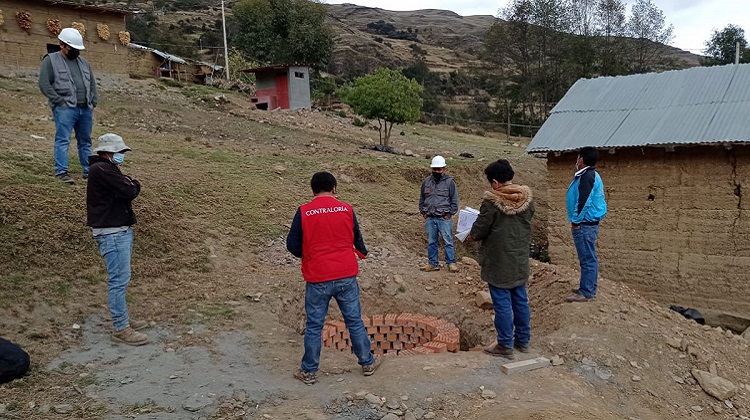 Huánuco: Constatan deficiencias en obra de agua potable del distrito de Cáhuac