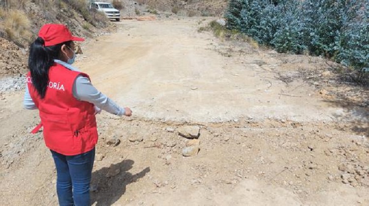 Contraloría advierte perjuicio de S/ 1.3 millones por obra paralizada en Tarata