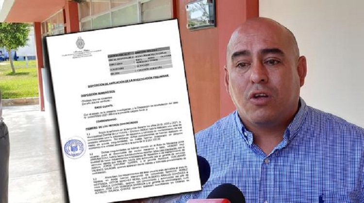 Lambayeque: Alcalde Rony Olivera bajo sospecha por corrupción por más de S/ 2 millones