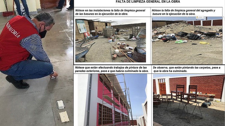 Nuevo Chimbote: contratista dice que obra está terminada, pero Contraloría detecta que no