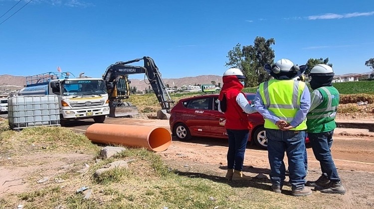 Arequipa: Contraloría advierte retrasos en obra de saneamiento valorizada en S/ 70 millones