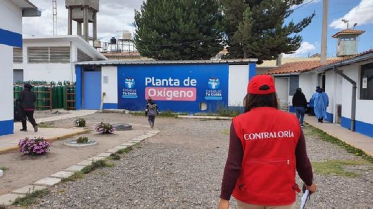Contraloría alertó que planta de oxígeno no funciona en Juliaca
