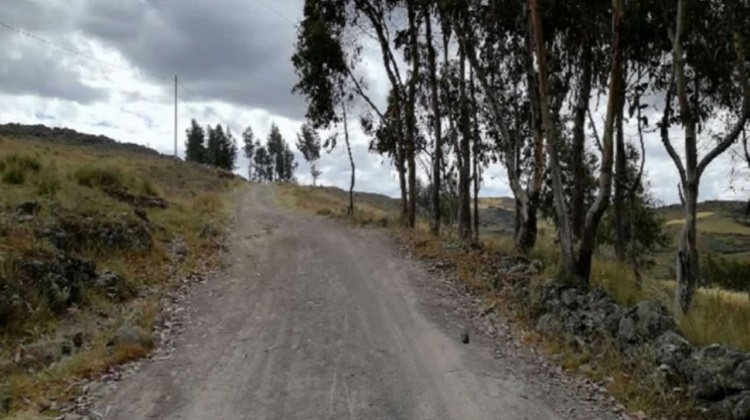 Detectan obra vial mal ejecutada en la provincia de Lampa