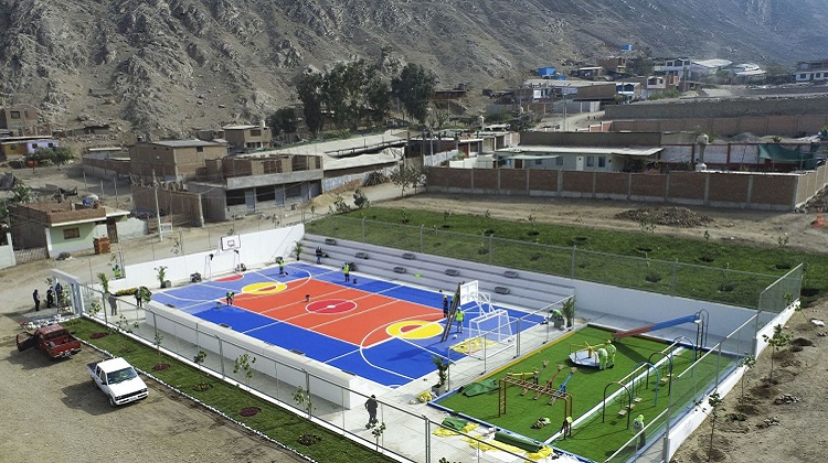 Municipio de Lima invirtió más de S/ 70 mllns en escaleras, muros y losas deportivas