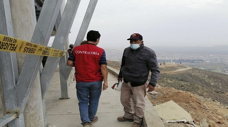 Chimbote: Contraloría detecta deficiencias en obra del mirador del cerro La Juventud